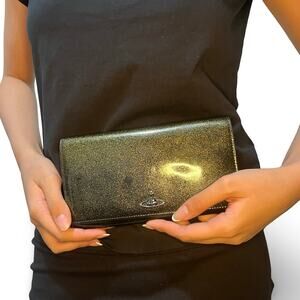 Vivienne Westwood Clutch Wallet Glittery Pattern
